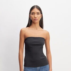 Everlane Black Strapless Dream Tube Top